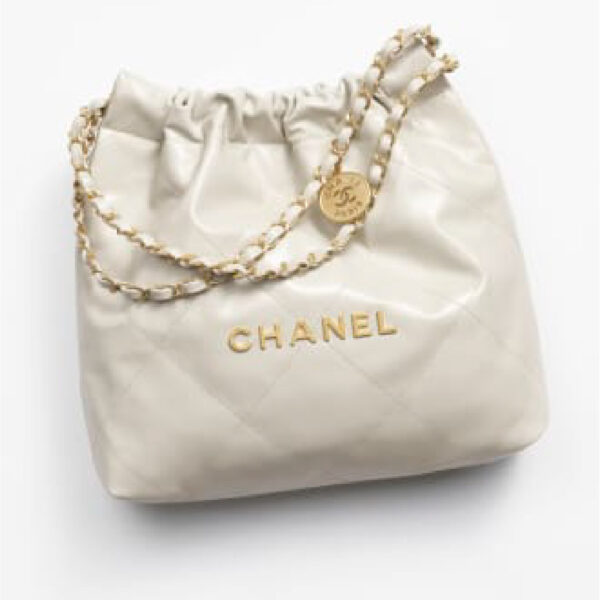 Mini bolso chanel white cream CH-100