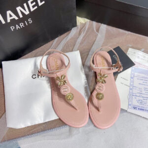 Sandalias chanel apricot CH-115