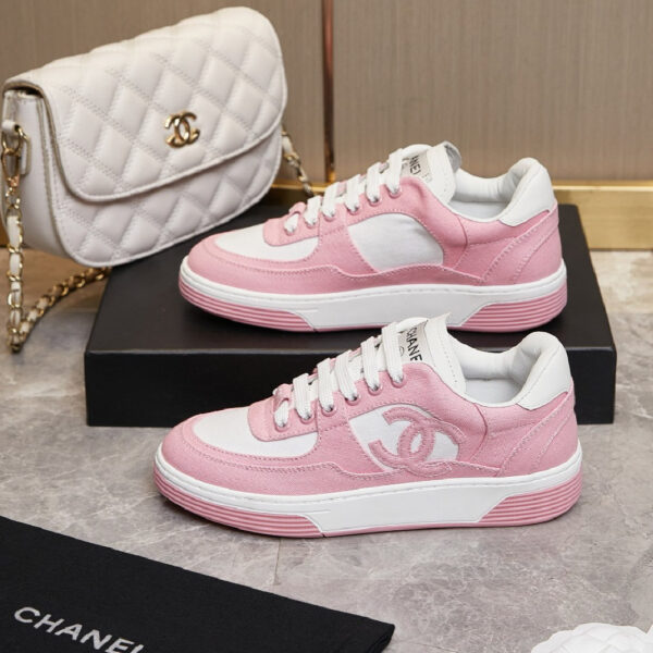 Tenis chanel pink/white CH-119