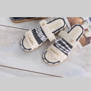 Sandalias chanel black/white CH-130