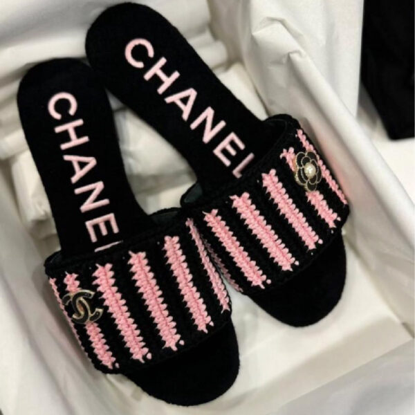 Sandalias chanel black/pink CH-135