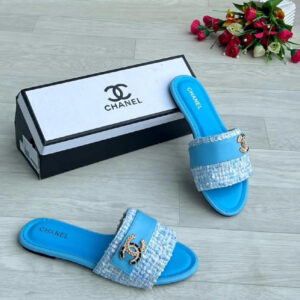 Sandalias chanel blue CH-137
