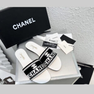 Sandalias chanel black/white CH-145