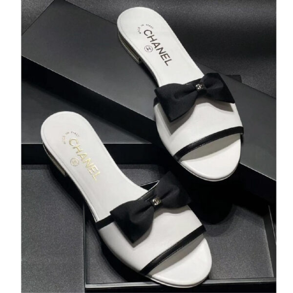 Sandalias chanel red white CH-150