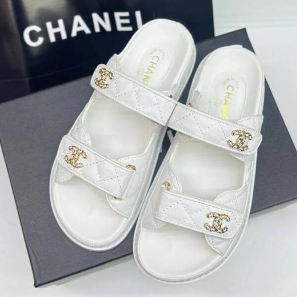 Sandalias chanel white CH-162