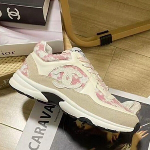 Tenis chanel pink/white CH-164