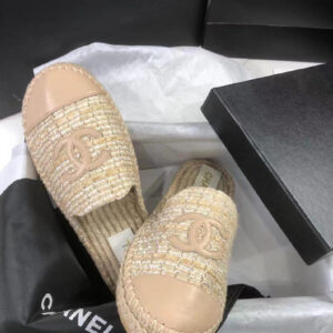 Alpargatas chanel beige CH-166