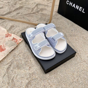 Sandalias chanel blue CH-173