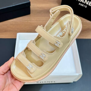 Sandalias chanel beige CH-174