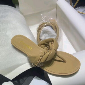 Sandalias chanel beige CH-176