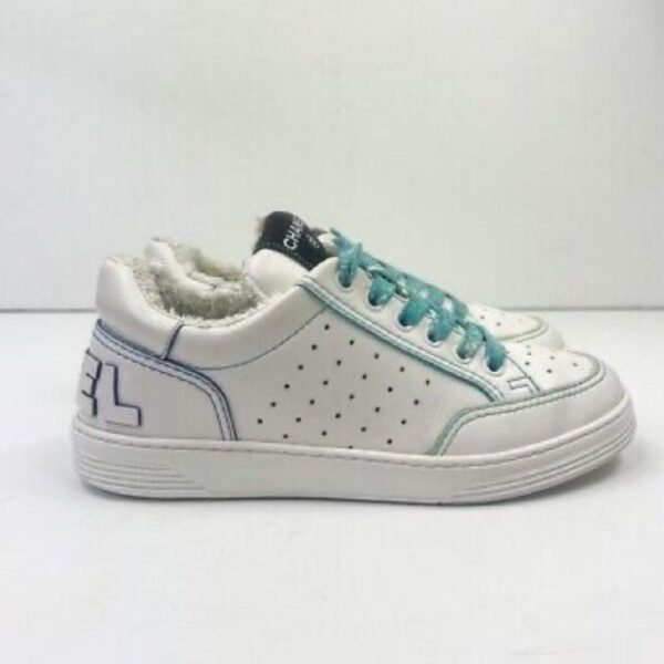 Tenis chanel white/green CH-185