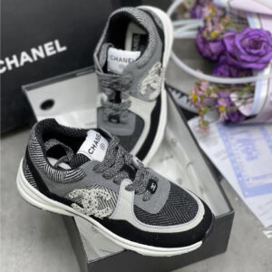Tenis chanel grey/black CH-186