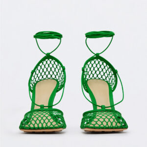 Sandalia Bottega Veneta verde BOT03G