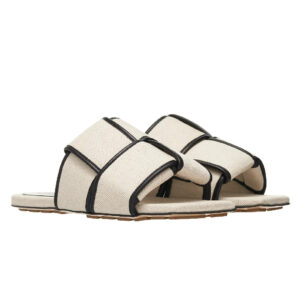 Sandalia Bottega Veneta gris y negro BOT05G