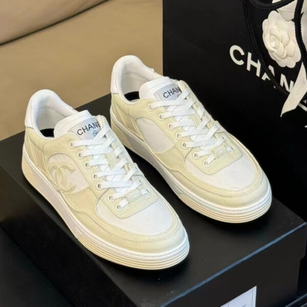 Tenis chanel yellow/white CH-182
