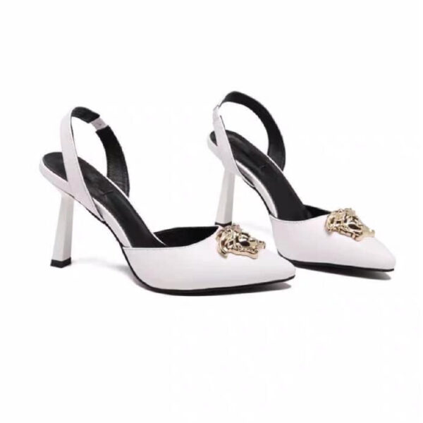 Zapatos versace white/gold v-13