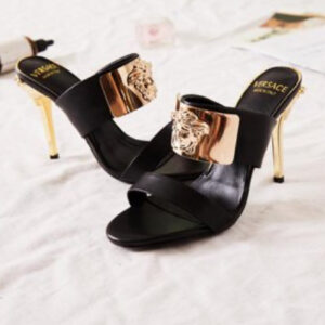 Zapatos versace black/gold v-36