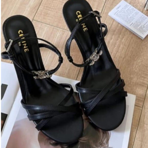 Zapatos celine black/silver c-117