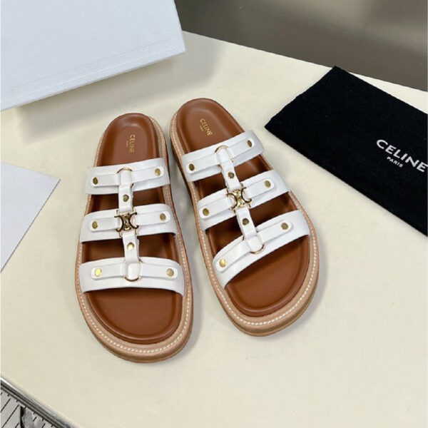 Sandalias celine white c-121