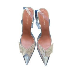 Tacones AMINA MUADDI Silver Am03