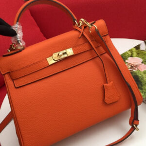 Bolso Hermes orange h-100