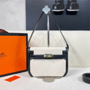 Bolso Hermes Black/Beige H-105