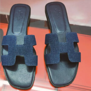 Sandalias Hermes Blue denim H-127