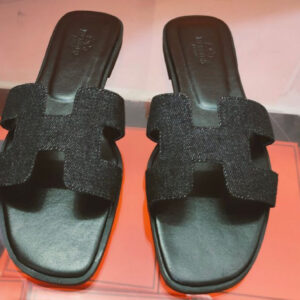 Sandalias Hermes DenimBlack H-128