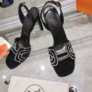 Tacones Hermes Black H-132