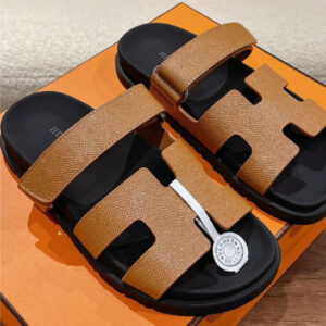 Sandalias Hermes Brown/Black H-139