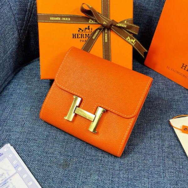 Billeteras Hermes Orange H-157