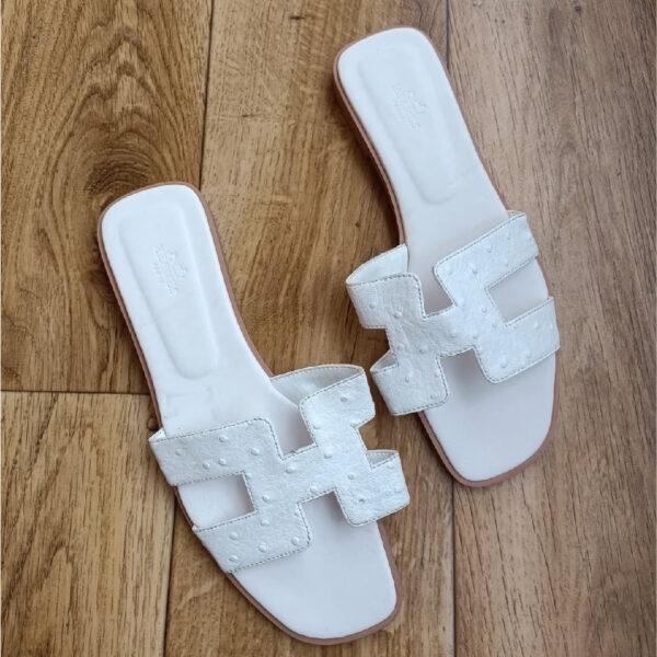 Sandalias Hermes White H-181