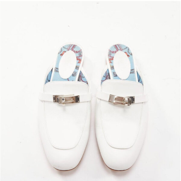 Zapatos Hermes White H-186