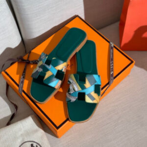 Sandalias Hermes Green H-202