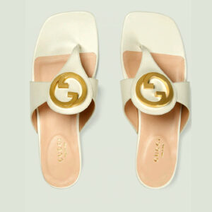 Sandalias Gucci White G-152