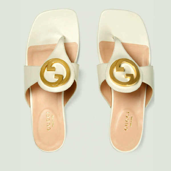 Sandalias Gucci White G-152