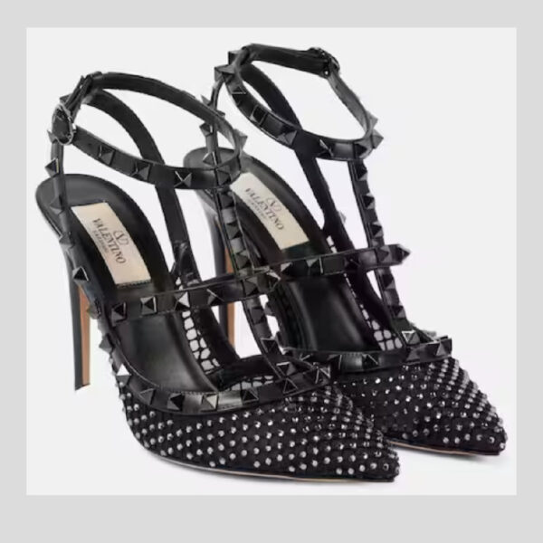 Tacones Valentino Black/Silver V-128
