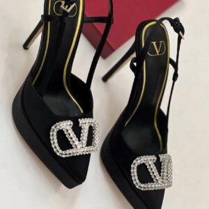 Tacones Valentino Black/Silver V-184