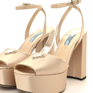 Heel Prada apricot-satin P05