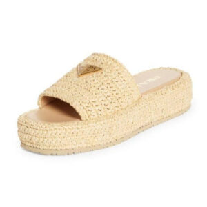 Sandalias Prada Cream style crochet P09