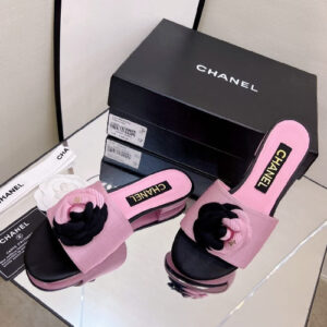 Sandalias chanel black/pink ch-208