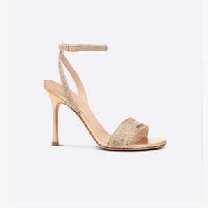 DIOR heels gold D-133