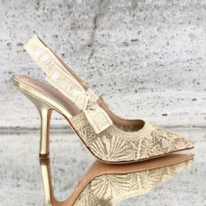 DIOR heels gold D-140