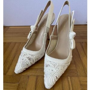 DIOR heels white D-145