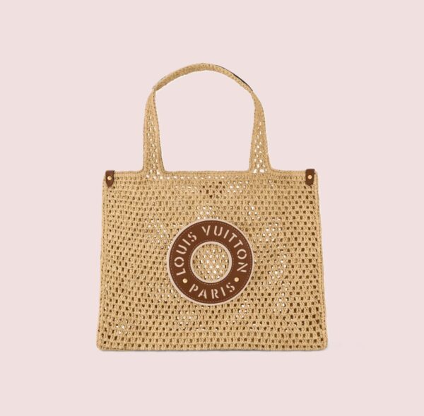 Bolso louis vuitton Raffia light brown
