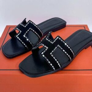 Sandalias Hermes black H-216