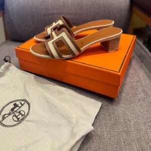 Sandalias Hermes Brown H-219