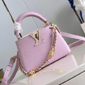 Bolso louis vuitton Capucines Bb light Lila LV3