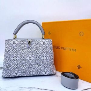 Bolso louis vuitton medium grey LV17