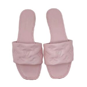 Sandalias louis vuitton rosa claro LV88